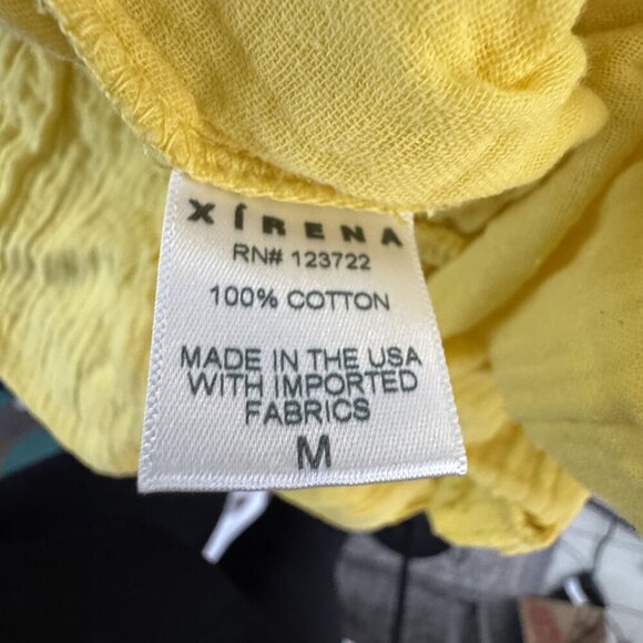 Xirena yellow Reagen Cotton Gauze Long Midi Dress Size medium - Picture 8 of 9